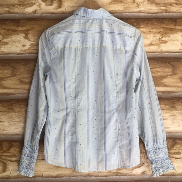 Vintage Christopher & Banks smocked blouse size small - Picture 11 of 12